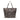 Grafit Siyah - Beyaz Herschel Classic Tote Omuz Çantası |Su İtici Kumaş Omuz Çantası, 19 L