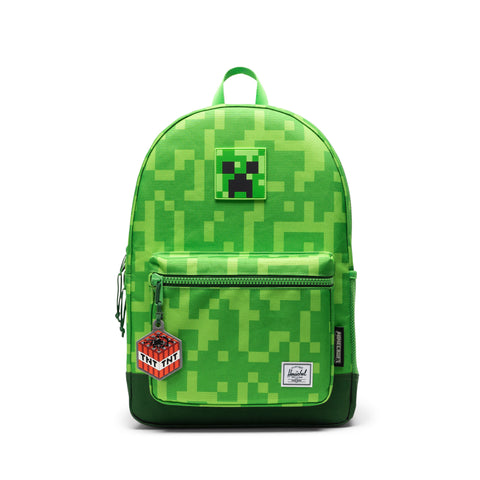 Herschel x Minecraft Heritage™ Genç | Su İtici Kumaş Okul Sırt Çantası, 8 -12 Yaş, 26 L