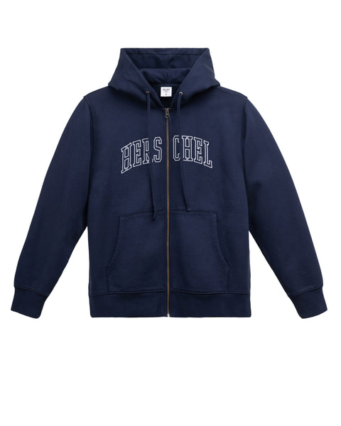 Herschel Faculty Stitch Zip Hoodie | Pamuk Erkek Fermuarlı Sweatshirt