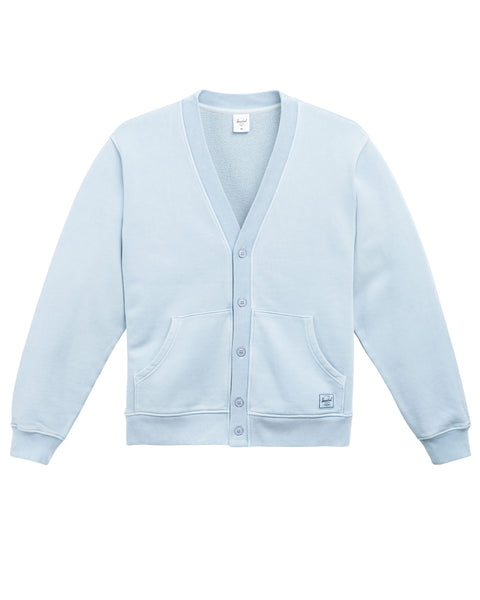 Herschel Pigment | Basklı Pamuk Erkek Hırka Sweatshirt