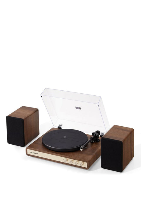 Crosley C65 | Bluetooth Alıcı Hoparlörlü Profesyonel Plak Çalar Pikap Seti