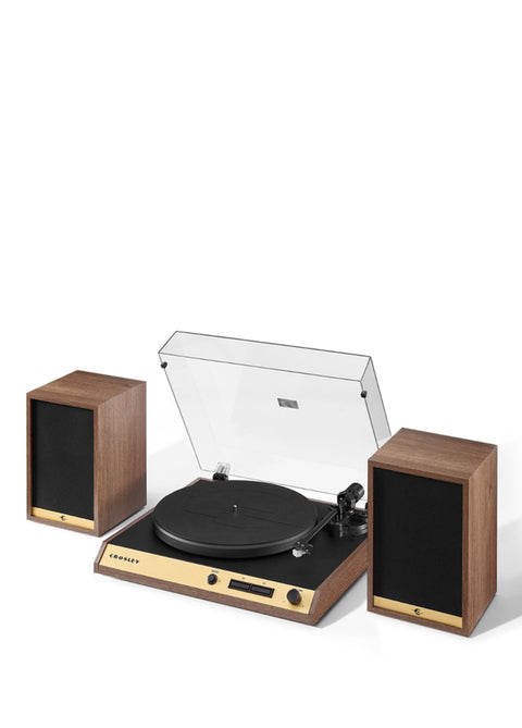 Crosley C72 | Bluetooth Alıcı Hoparlörlü Profesyonel Plak Çalar Pikap Seti