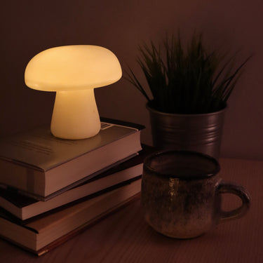 Kikkerland Mantar Tasarımlı LED Gece Lambası Pilli Masa Lambası