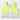 Salty the Shark Swim Vest 3-6 Aqua Neon Yellow