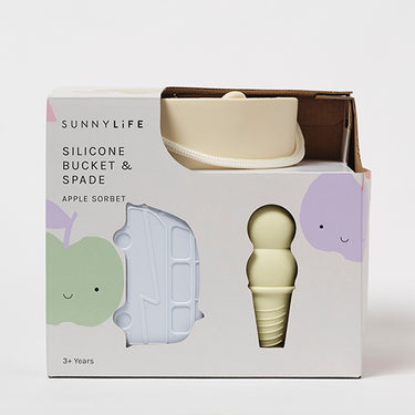 Elma Sorbet Karışık Silikon Kova & Kürek Seti
