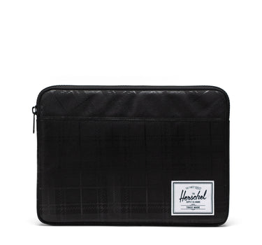 Herschel Anchor 13 İnc Laptop Macbook Tablet Kılıfı Ekoseli Siyah