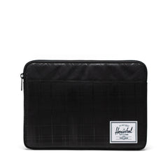 Herschel Anchor 13 İnc Laptop Macbook Tablet Kılıfı Ekoseli Siyah