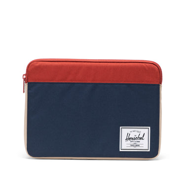 Herschel Anchor 13 İnc Laptop Macbook Tablet Kılıfı Lacivert-Kırmızı-Bej