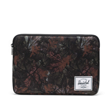 Herschel Anchor 14 İnc Laptop Macbook Tablet Kılıfı Siyah Yaprak Desenli