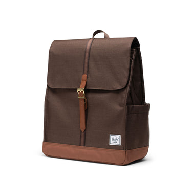 Herschel City 15"/16" Inc Uyumlu Mıknatıs Kapamalı Sırt Çantası Çikolata Kahverengi