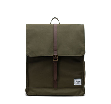 Herschel City 15"/16" Inc Uyumlu Mıknatıs Kapamalı Sırt Çantası Haki