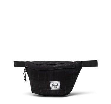 Herschel Classic Fermuarlı Ayarlanabilir Bel Çantası Ekoseli Siyah