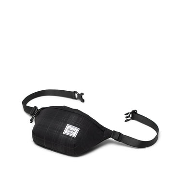 Herschel Classic Fermuarlı Ayarlanabilir Bel Çantası Ekoseli Siyah