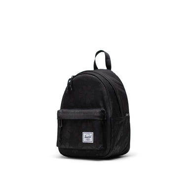 Herschel Classic Mini Fermuarlı Sırt Çantası Siyah Çiçekli