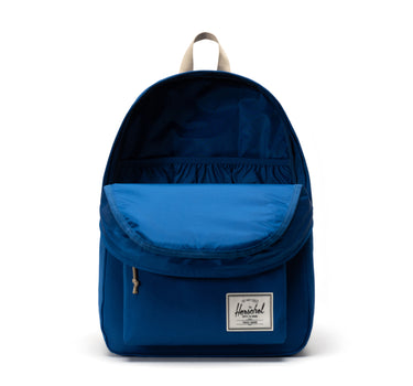 Herschel Classic XL 15"/16" Inc Uyumlu Sırt Çantası 30L Mavi-Beyaz Dikişli