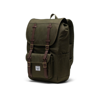 Herschel Little America 15"/16" Inc Uyumlu Orta Boy Bilgisayar Sırt Çantası 21L Haki