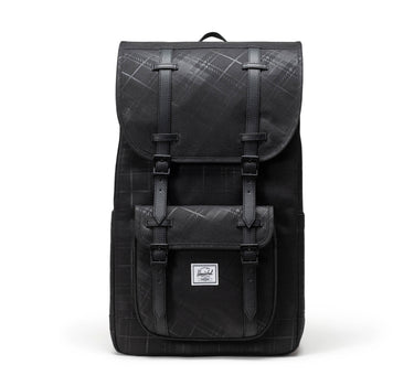 Herschel Little America 15"/16" Inc Uyumlu Sırt Çantası 30L Ekoseli Siyah