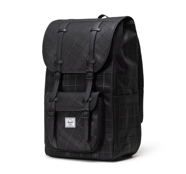 Herschel Little America 15"/16" Inc Uyumlu Sırt Çantası 30L Ekoseli Siyah