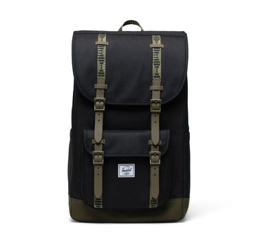 Herschel Little America 15"/16" Inc Uyumlu Sırt Çantası 30L Siyah - Yeşil