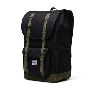 Herschel Little America 15"/16" Inc Uyumlu Sırt Çantası 30L Siyah - Yeşil