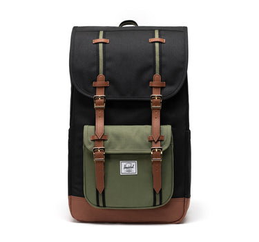 Herschel Little America 15"/16" Inc Uyumlu Sırt Çantası 30L Siyah-Yeşil-Bej