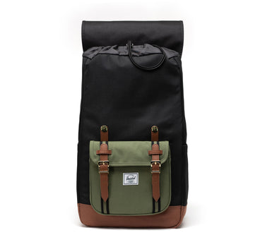 Herschel Little America 15"/16" Inc Uyumlu Sırt Çantası 30L Siyah-Yeşil-Bej