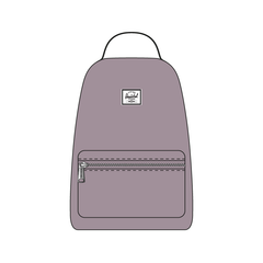 Herschel Nova Fermuarlı Mini Boy Sırt Çantası 9L Lila