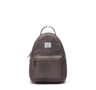 Herschel Nova Fermuarlı Mini Boy Sırt Çantası 9L Toprak-Çiçekli