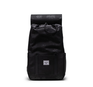 Herschel Retreat 13"/14" Inc Uyumlu Küçük Boy Sırt Çantası 17L Siyah Çiçekli