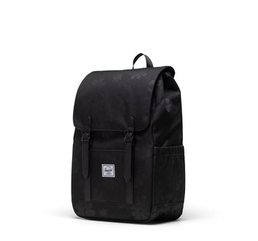 Herschel Retreat 13"/14" Inc Uyumlu Küçük Boy Sırt Çantası 17L Siyah Çiçekli