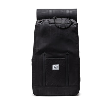 Herschel Retreat 15"/16" Inc Uyumlu Mıknatıslı Kapama Sırt Çantası 23L Ekoseli Siyah