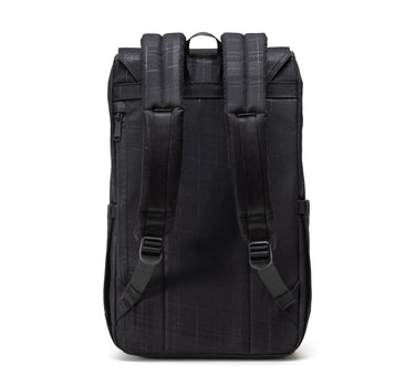 Herschel Retreat 15"/16" Inc Uyumlu Mıknatıslı Kapama Sırt Çantası 23L Ekoseli Siyah