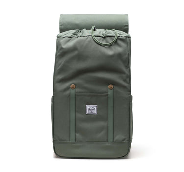 Herschel Retreat 15"/16" Inc Uyumlu Mıknatıslı Kapama Sırt Çantası 23L Gri Yeşil