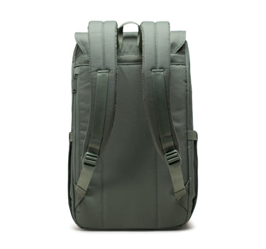 Herschel Retreat 15"/16" Inc Uyumlu Mıknatıslı Kapama Sırt Çantası 23L Gri Yeşil