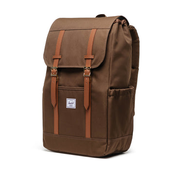 Herschel Retreat 15"/16" Inc Uyumlu Mıknatıslı Kapama Sırt Çantası 23L Koyu Toprak