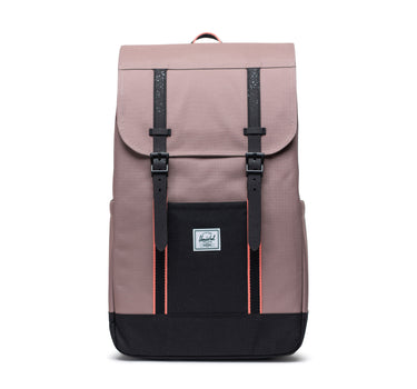 Herschel Retreat 15"/16" Inc Uyumlu Mıknatıslı Kapama Sırt Çantası 23L Pembe-Siyah