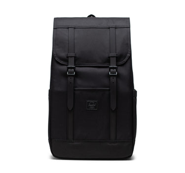 Herschel Retreat 15"/16" Inc Uyumlu Mıknatıslı Kapama Sırt Çantası 23L Siyah Tonal