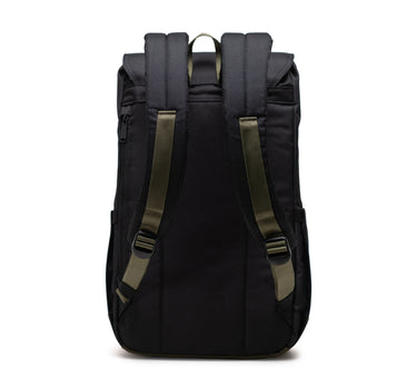 Herschel Retreat 15"/16" Inc Uyumlu Mıknatıslı Kapama Sırt Çantası 23L Siyah-Yeşil