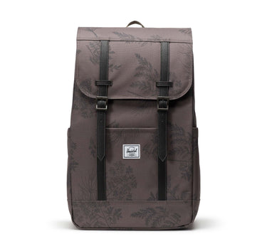 Herschel Retreat 15"/16" Inc Uyumlu Mıknatıslı Kapama Sırt Çantası 23L Toprak-Çiçekli