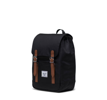 Herschel Retreat Mıknatıs Kapamalı Mini Boy Sırt Çantası 10L Siyah