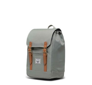 Herschel Retreat Mıknatıs Kapamalı Mini Boy Sırt Çantası 10L Taş Gri