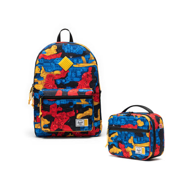 Herschel X LEGO Heritage Çocuk Renkli Sırt Çantası ve Kalemlik - Bloklar