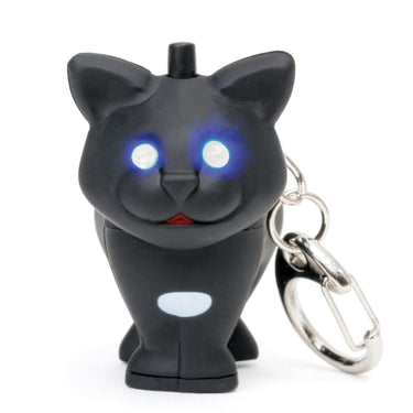 Kikkerland Kedi LED'li ve Sesli Anahtarlık