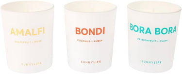 Sunnylife Kokulu 3'lü Mum Seti