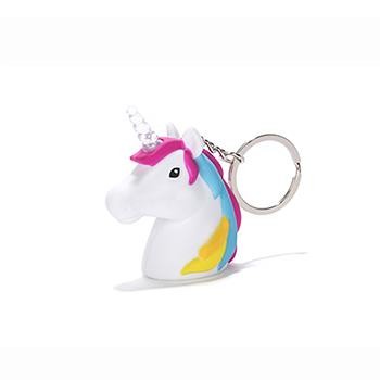Kikkerland Unicorn LED'li ve Sesli Anahtarlık